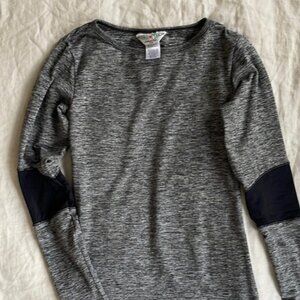 Hard Tail Active Wear Long‎ Sleeve Size XS Charcoal Heather Grey
